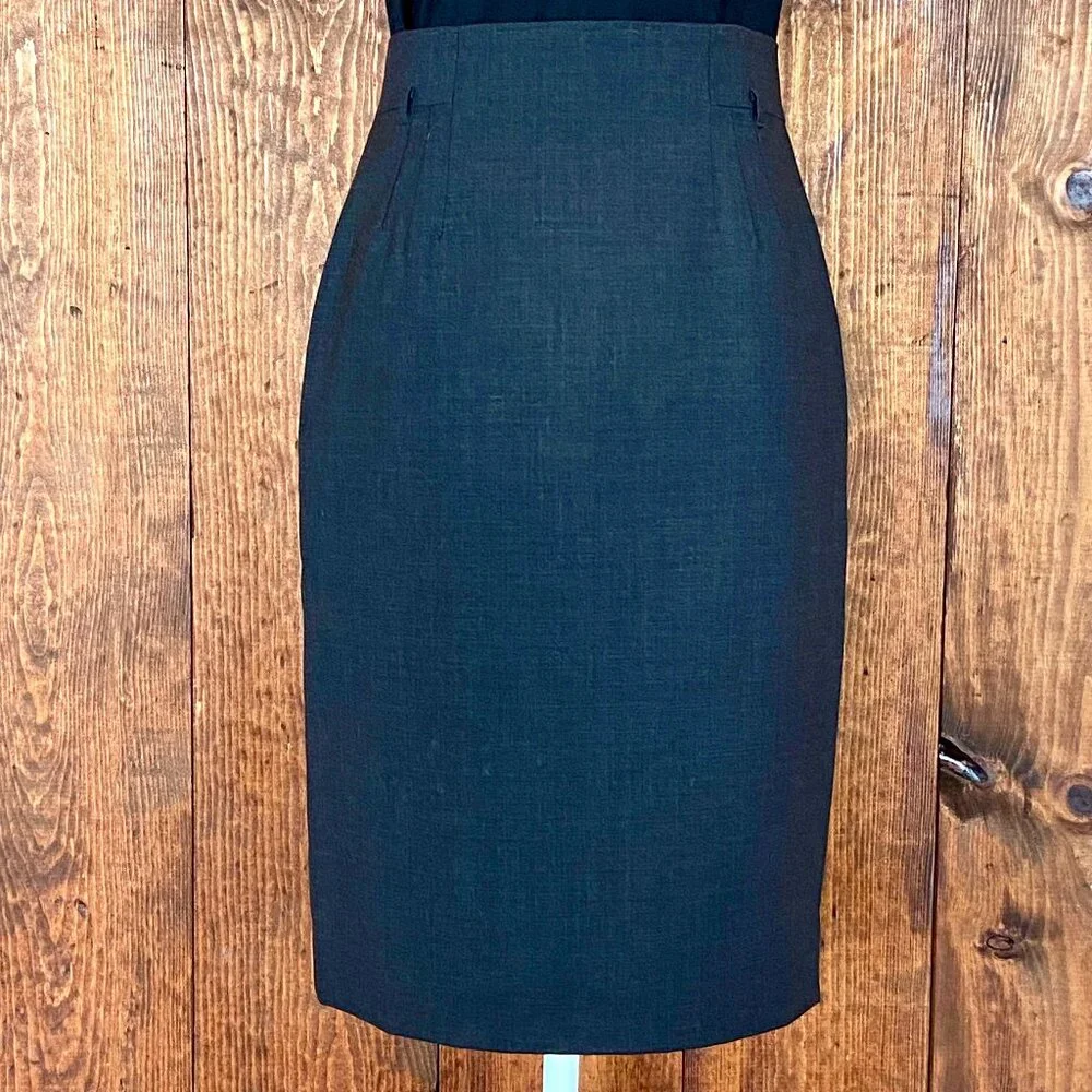 Ann Taylor Black Pencil Skirt Sz 2